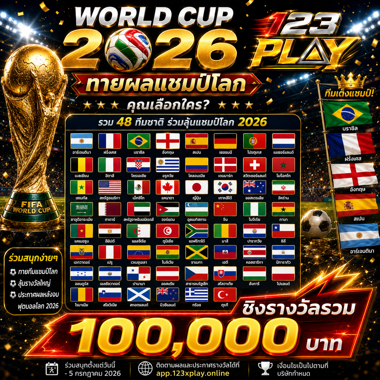 ทายแชมป์บอลโลก 2026